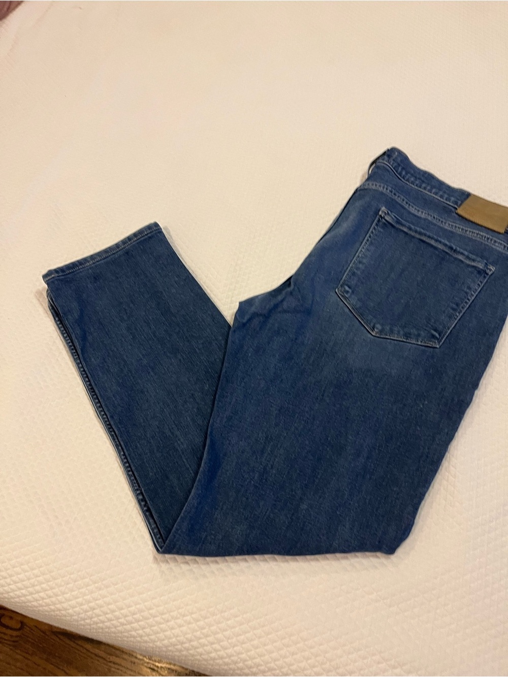 Paige Federal Slim Straight Men's Jeans in Classic Blue Denim 36x29